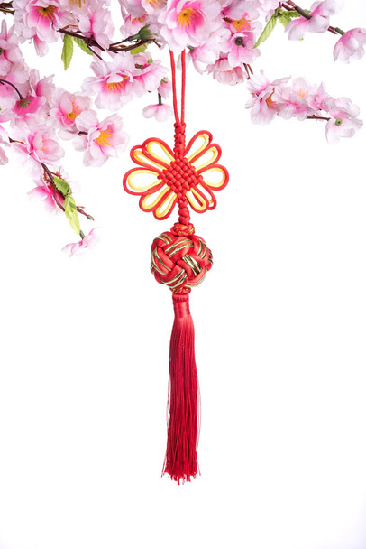 Chinese lucky knots used during spring festival - Photo, Image
