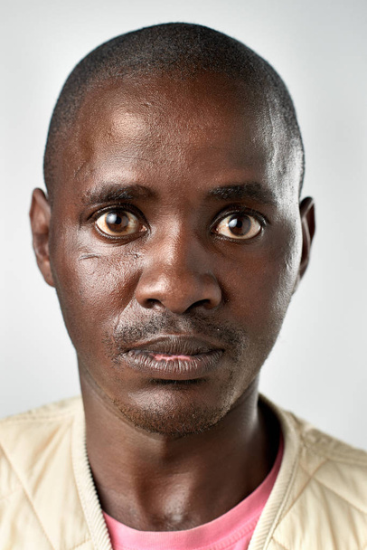 African man with no expression - Photo, image