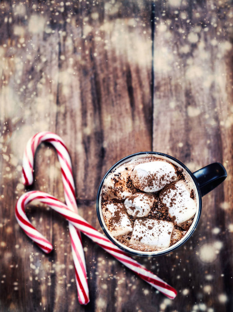 Hot Chocolate with marshmallows - Fotó, kép