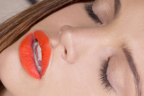 Sexy lipstick lips - Foto, Imagem