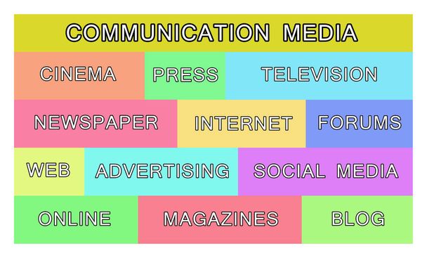 Media communicatieconcept - Foto, afbeelding