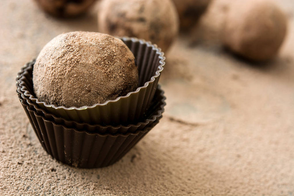délicieuses truffes au chocolat
 - Photo, image