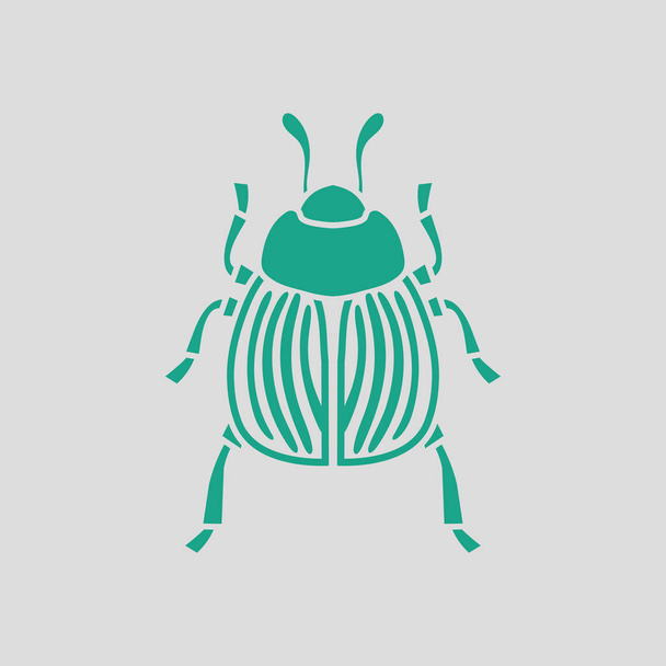 Colorado chrząszcz ikona - Wektor, obraz