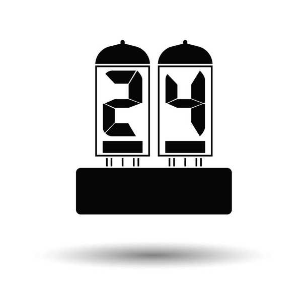 Elektrická lampa číslice ikona - Vektor, obrázek