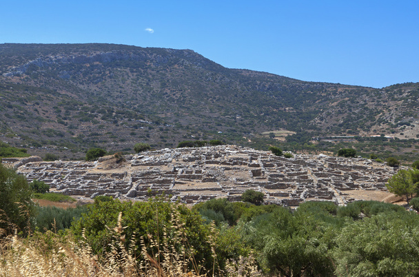 グルニア古代クレタ島の古代ミノア決済 - 写真・画像