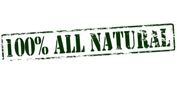 One hundred percent all natural - Vector, Image