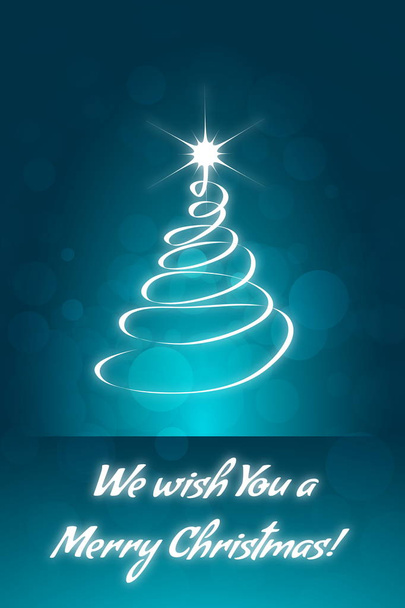 Christmas Greeting Card. - Vector, Image