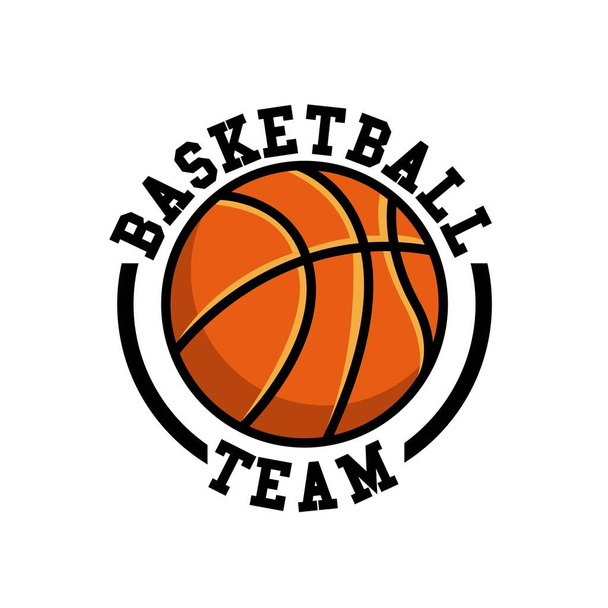 Symbol des Basketballsports - Vektor, Bild