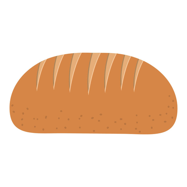 bread food icon - Vektor, obrázek