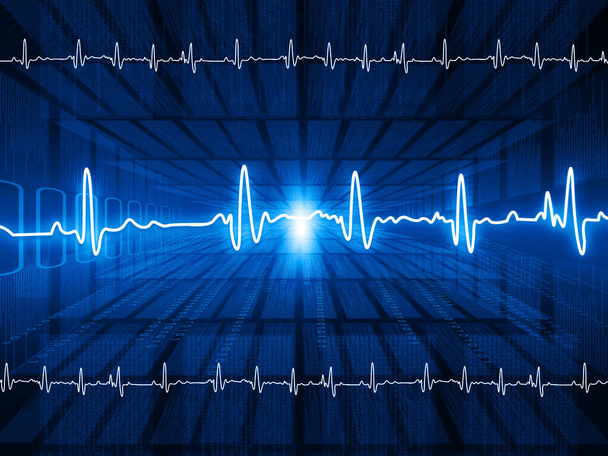 ECG Eletrocardiografia, medicina e cuidados de saúde
  - Foto, Imagem