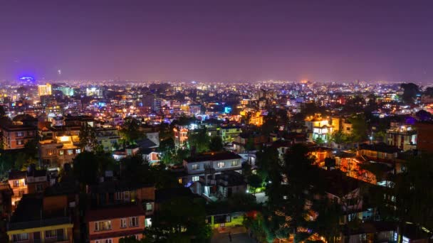 TimeLapse Kathmandu kivilágított Tihar - Felvétel, videó