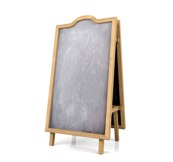 Beyaz arka plan üzerinde izole blackboard menü - Fotoğraf, Görsel