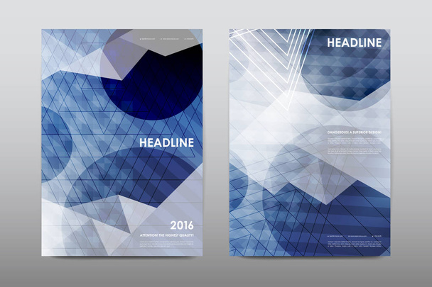 diseños de folletos de diseño
 - Vector, imagen