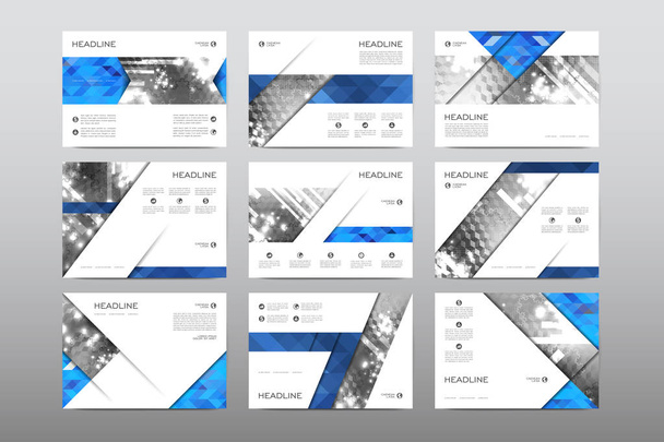 layouts de folhetos de design
 - Vetor, Imagem