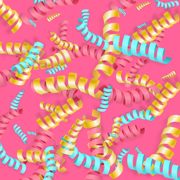 Fondo divertido serpentina colorido para los diseños de vacaciones para niños
, - Vector, Imagen