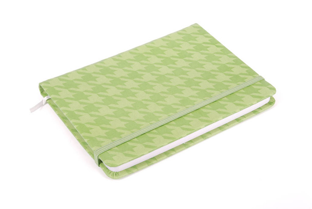 zelený uzavřené zápisník - Fotografie, Obrázek