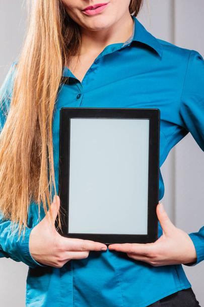 Young office worker hold tablet PC. - Photo, Image