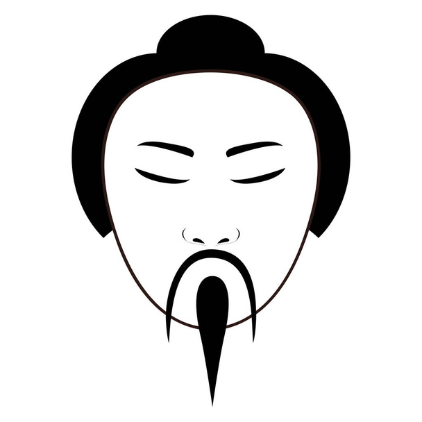 orientale asiatico tradizionale uomo icona immagine
 - Vettoriali, immagini