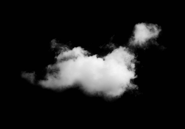 nubes sobre fondo negro - Foto, imagen