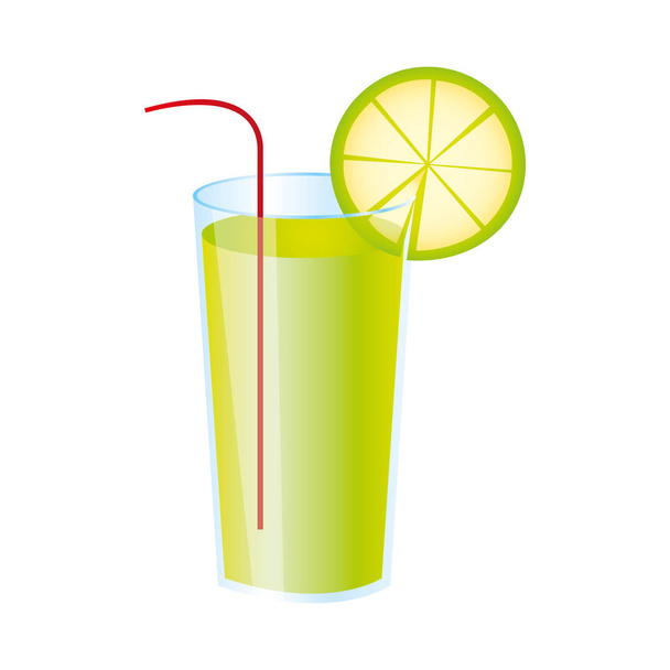 cocktail beverage icon image - Vector, Imagen