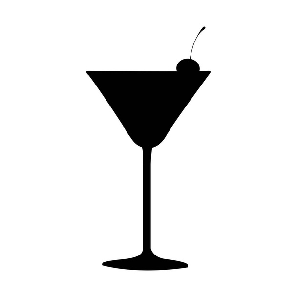 Cocktailgetränk-Ikone - Vektor, Bild