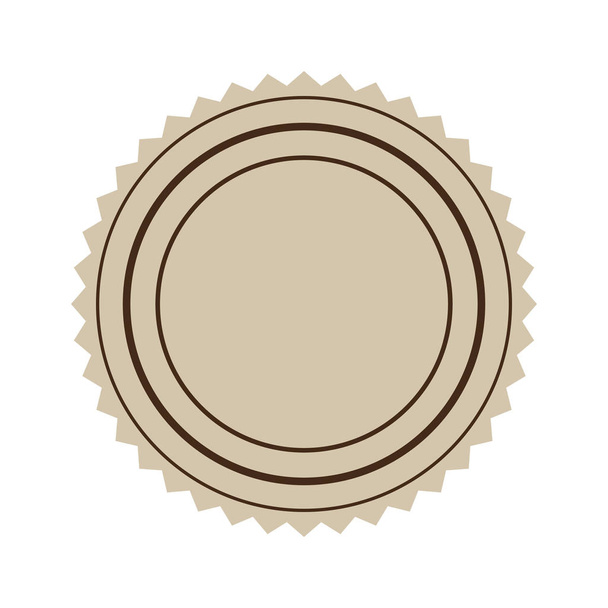 sello marrón sello
 - Vector, imagen