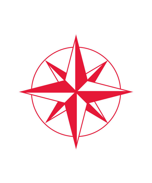 Piktogramm des Kompasssymbols - Vektor, Bild