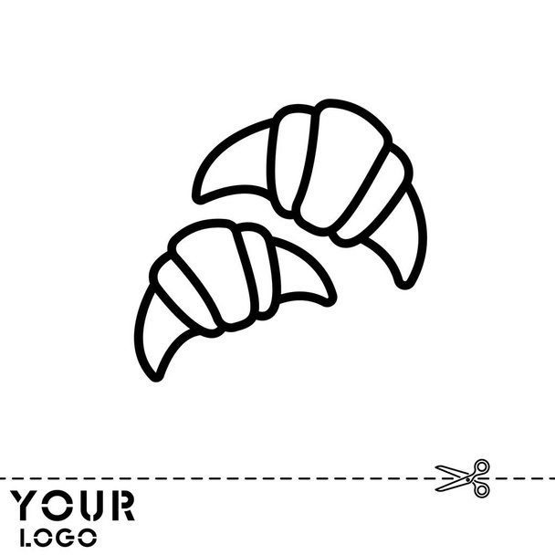 ontwerp van Croissants pictogram - Vector, afbeelding