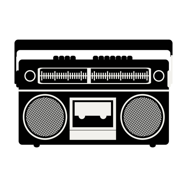 classic tape player device - Vector, Image