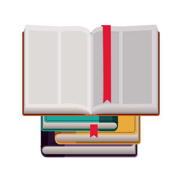 academic books icon - Vector, Image