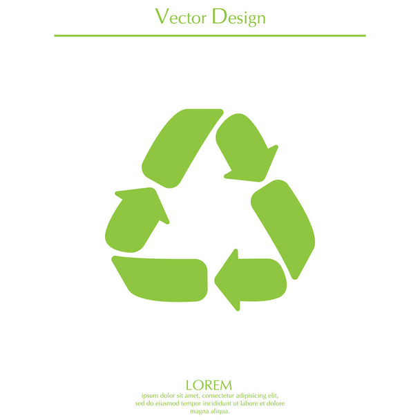 Recycle sign icon - Vector, Image