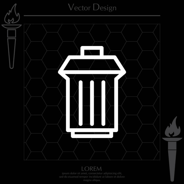 Icône poubelle
 - Vecteur, image