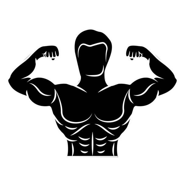 Conception de muscle de bodybuilding
 - Vecteur, image