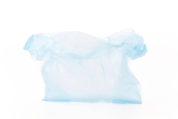 plastic bag on white background - Foto, afbeelding
