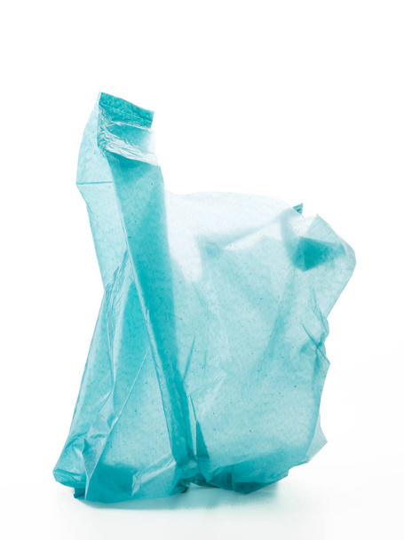 plastic bag on white background - Foto, Bild