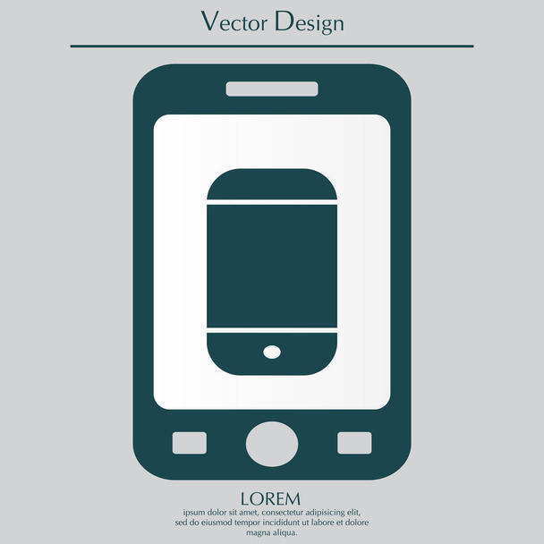 Icono de teléfono inteligente simple
 - Vector, imagen