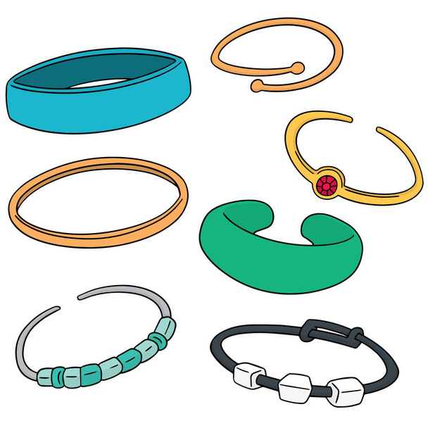 vector set of bracelet - Vector, Image
