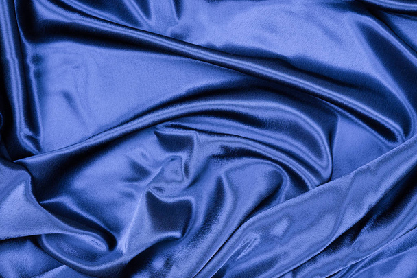 blue fabric cloth background texture - Foto, Imagen