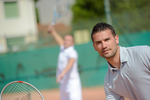 tennis game and man - Photo, Image