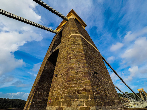 HDR Clifton asma köprü Bristol - Fotoğraf, Görsel