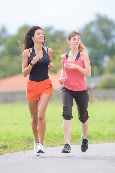 women jogging in the park - Foto, imagen
