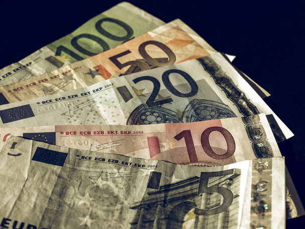 Винтажная евронота
 - Фото, изображение