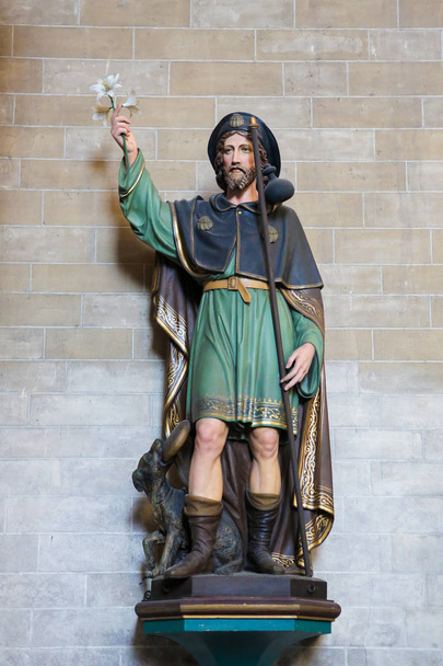 Heiliger James der Größere - Statue in der Kathedrale von Mechelen - Foto, Bild