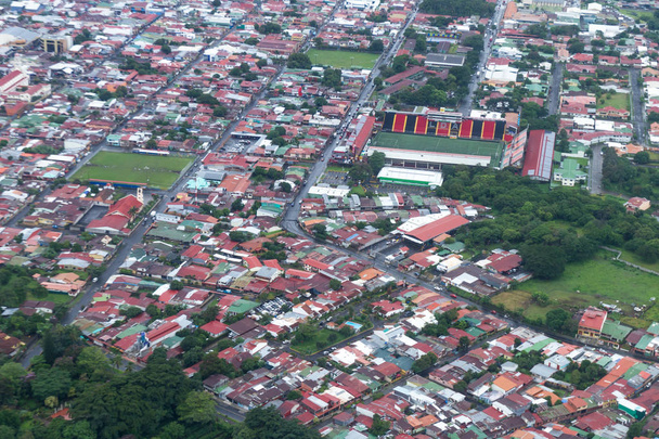 Vista aerea dello stadio di calcio
  - Foto, immagini
