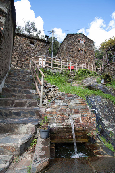 Typical schist homes in Portugal - Photo, Image