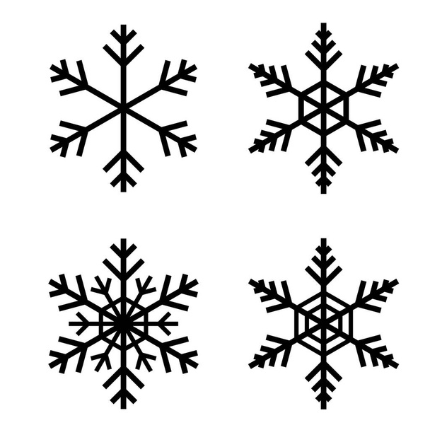 Icono copo de nieve
 - Vector, Imagen
