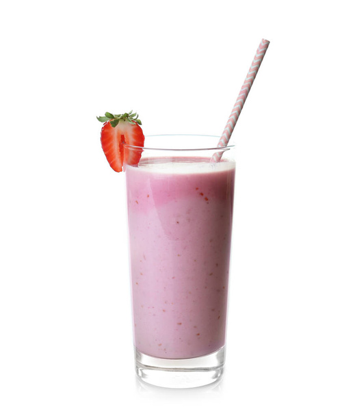 strawberry milk shake - Fotoğraf, Görsel