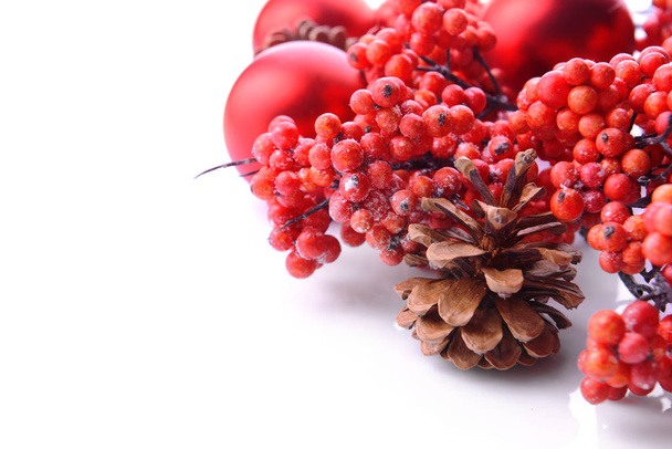 Composition of rowan berries - Zdjęcie, obraz