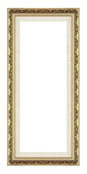 Immagine antica cornice dorata isolata su sfondo bianco, clipp
 - Foto, immagini