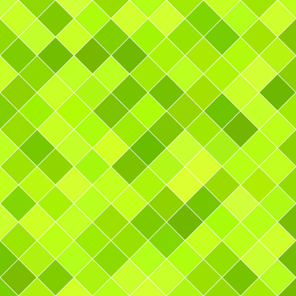 Lime color square pattern background design - Vector, Image